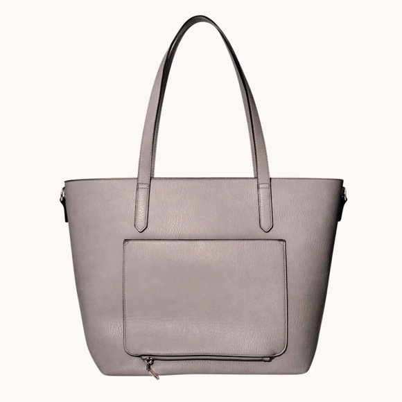Poppy & Peonies Go-Getter Tote Dark Grey - Picture 2 of 14